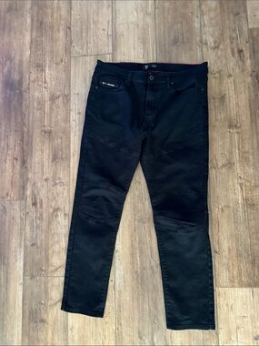 GAP Men's Black Slim Moto Jeans